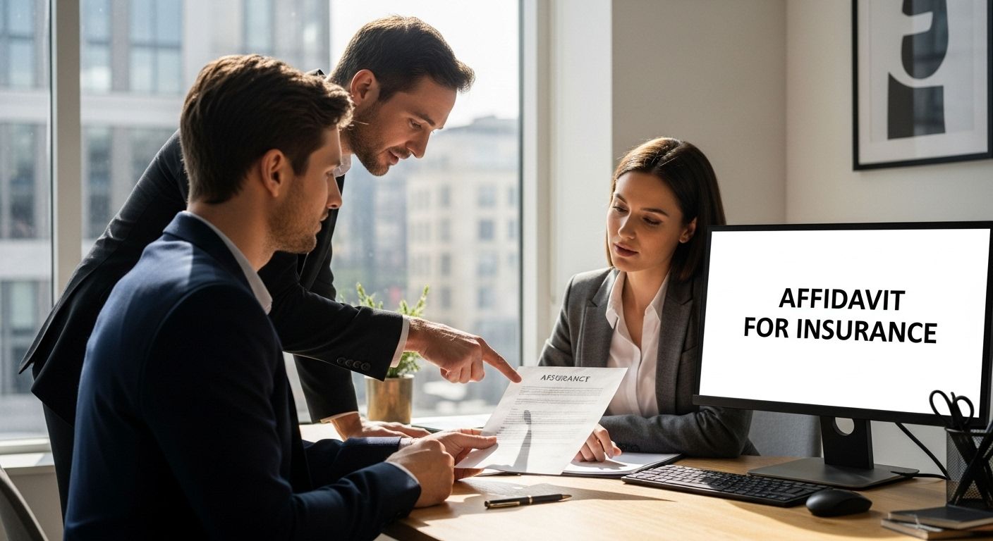 insurance affidavit office meeting